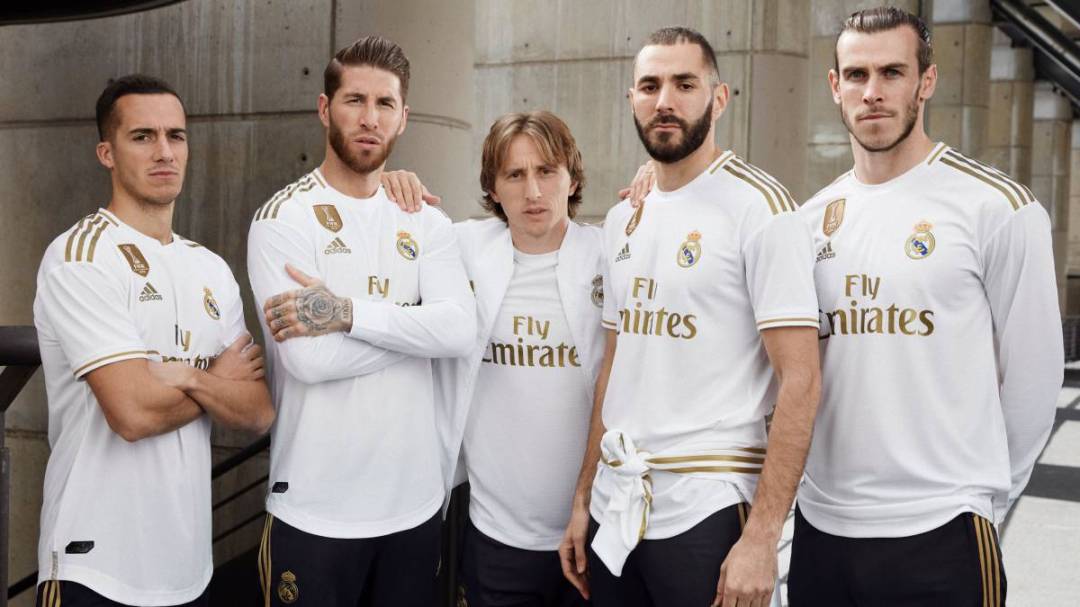 Real Madrid Players Flaunting Their 19/20 Home Jersey