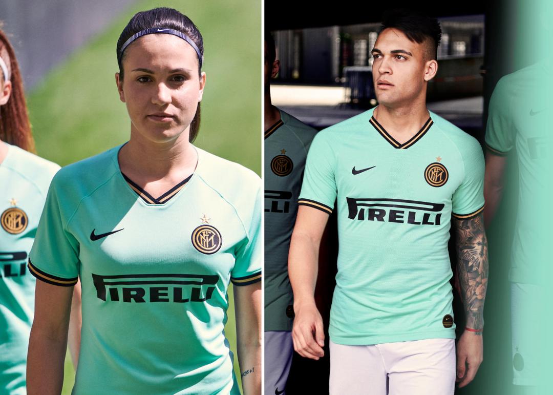 Inter Milan 19/20 Away Green Soccer Jersey Banner