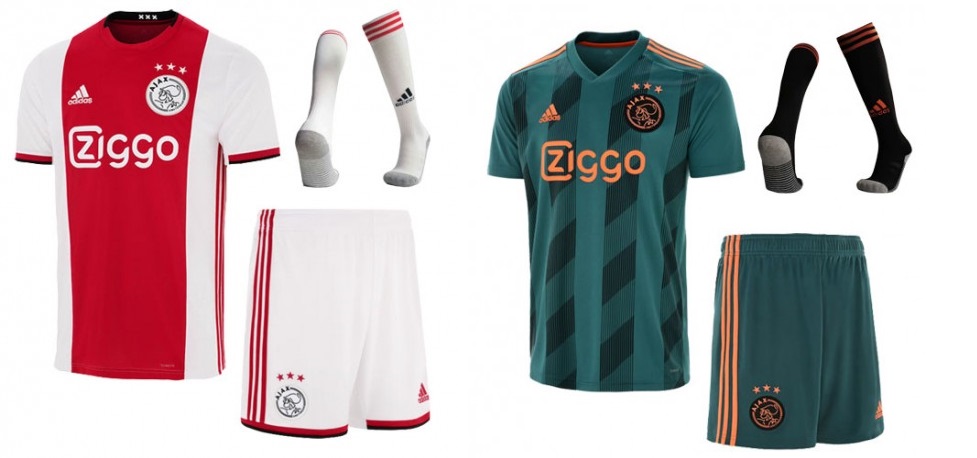 Ajax 19-20 Home & Away Football Kits