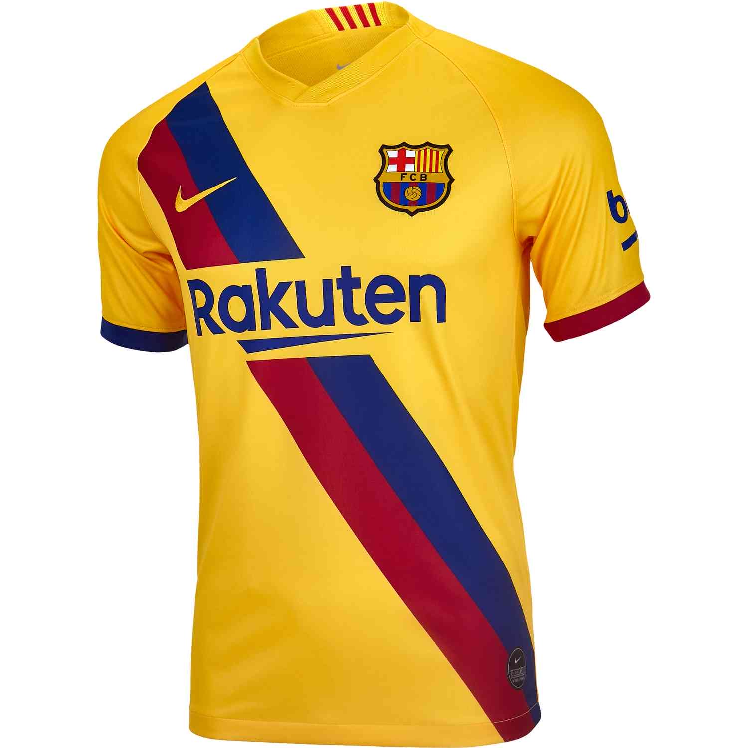 FC Barcelona 19-20 Yellow Football Shirt